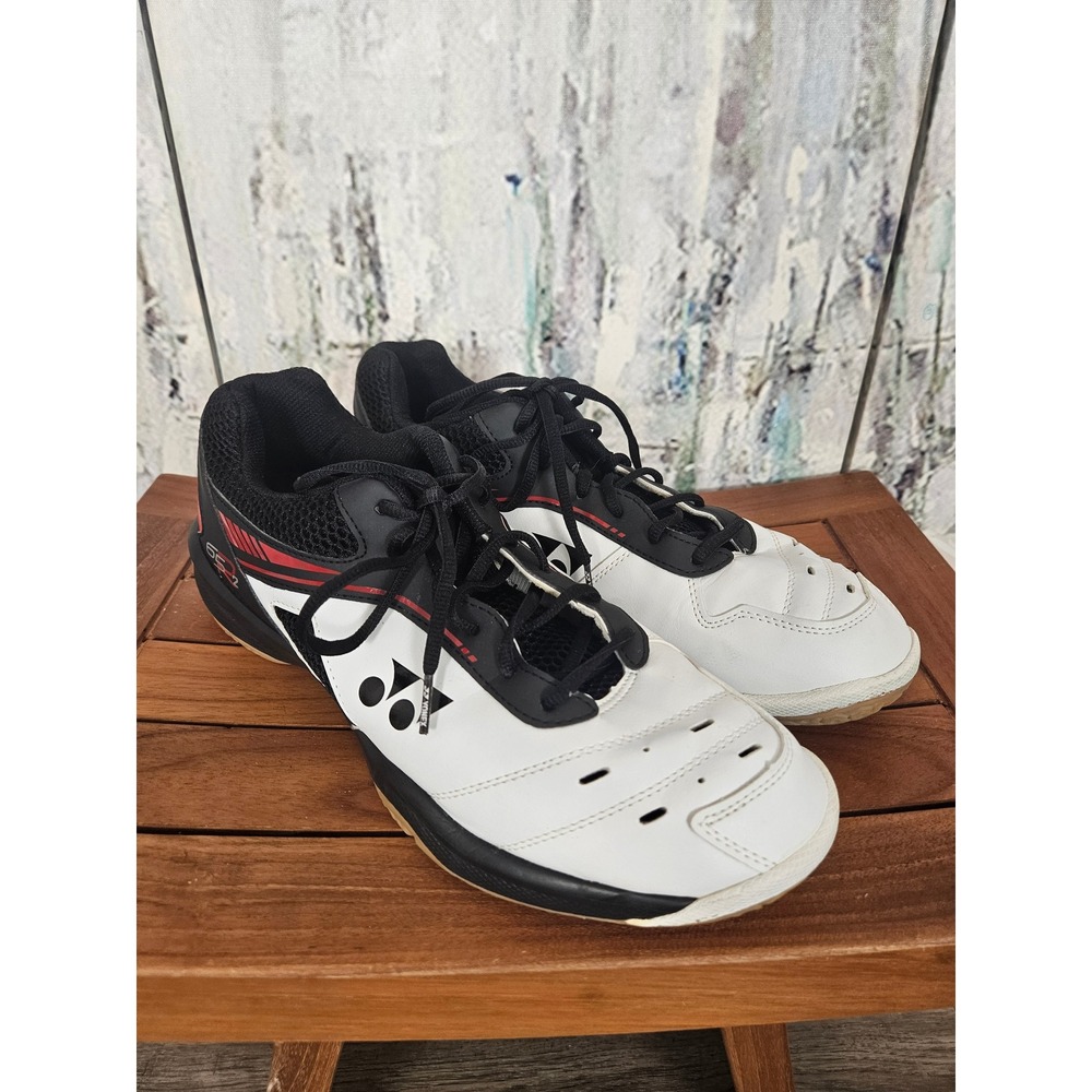 Yonex Power Cushion 65 Z2 Mens Badminton Shoes White Black Red Size 12 SHB65Z2